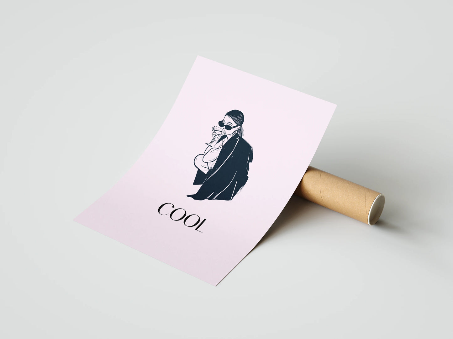 Plakat Cool girl