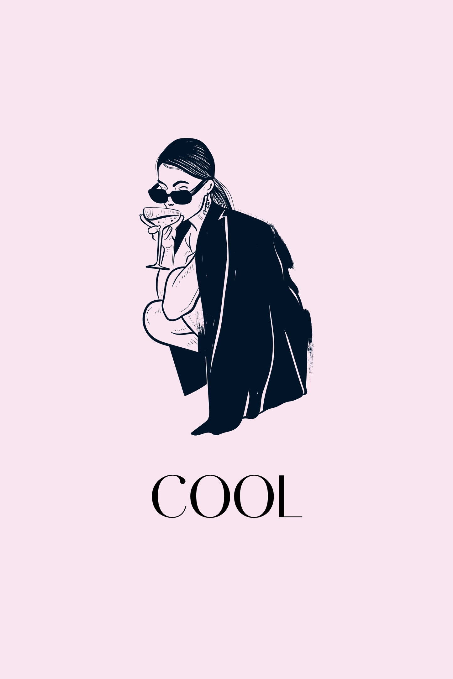 Plakat Cool girl