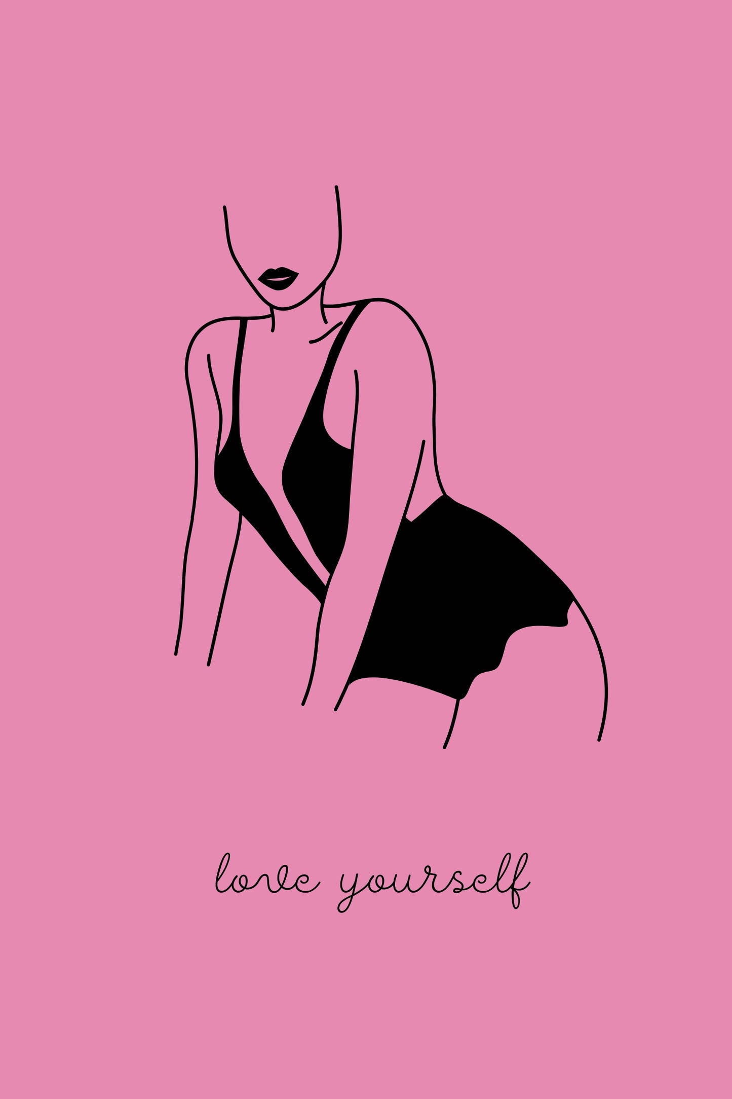 Obraz na płótnie Love yourself