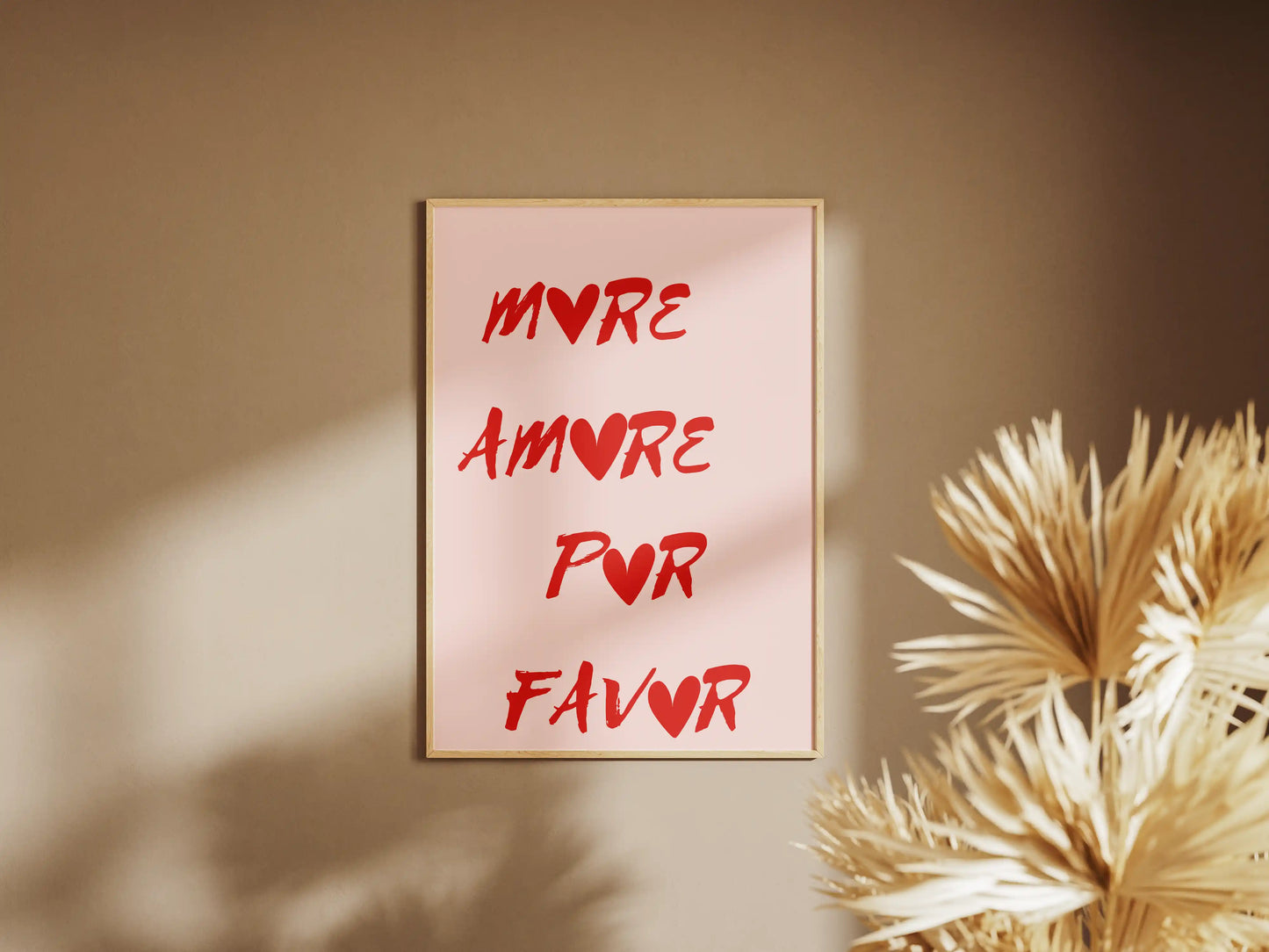 Plakat More amore por favor