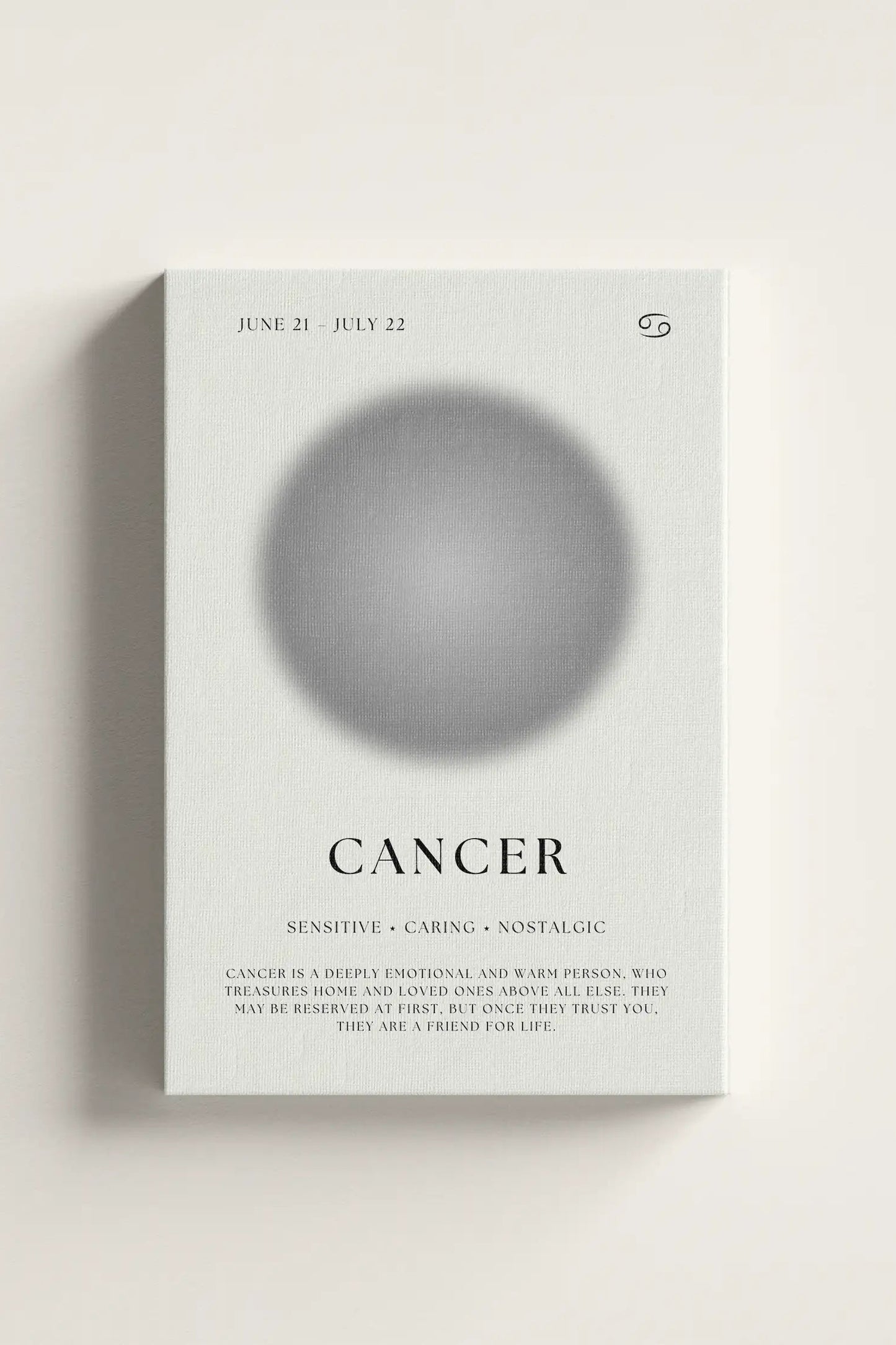 Obraz na płótnie "Rak" Cancer znak zodiaku