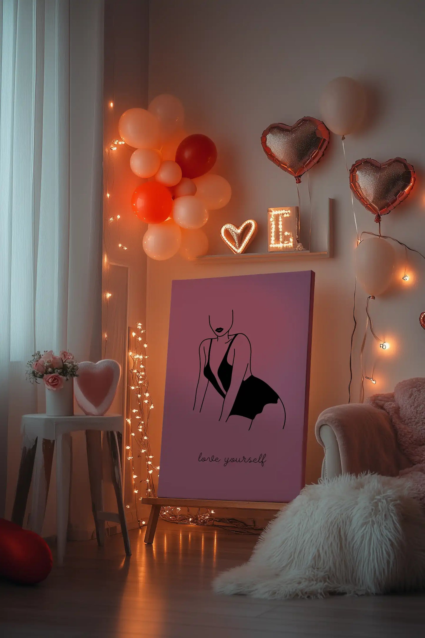 Obraz na płótnie Love yourself