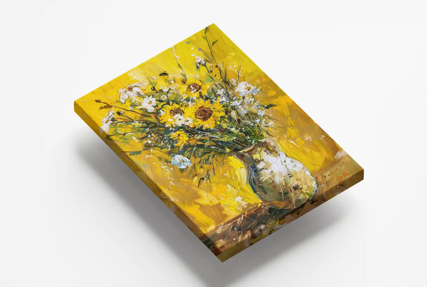 Obraz na płótnie Vincent van Gogh słoneczniki i białe kwiaty
