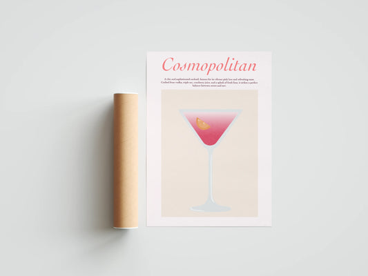 Plakat Napój Drink Cosmopolitan