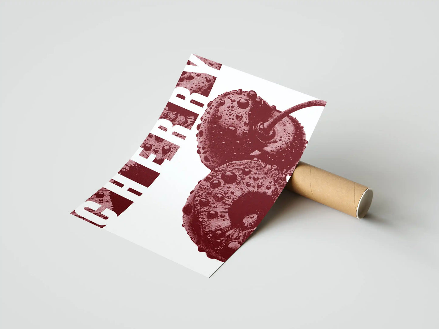 Plakat Owoce Wiśnie