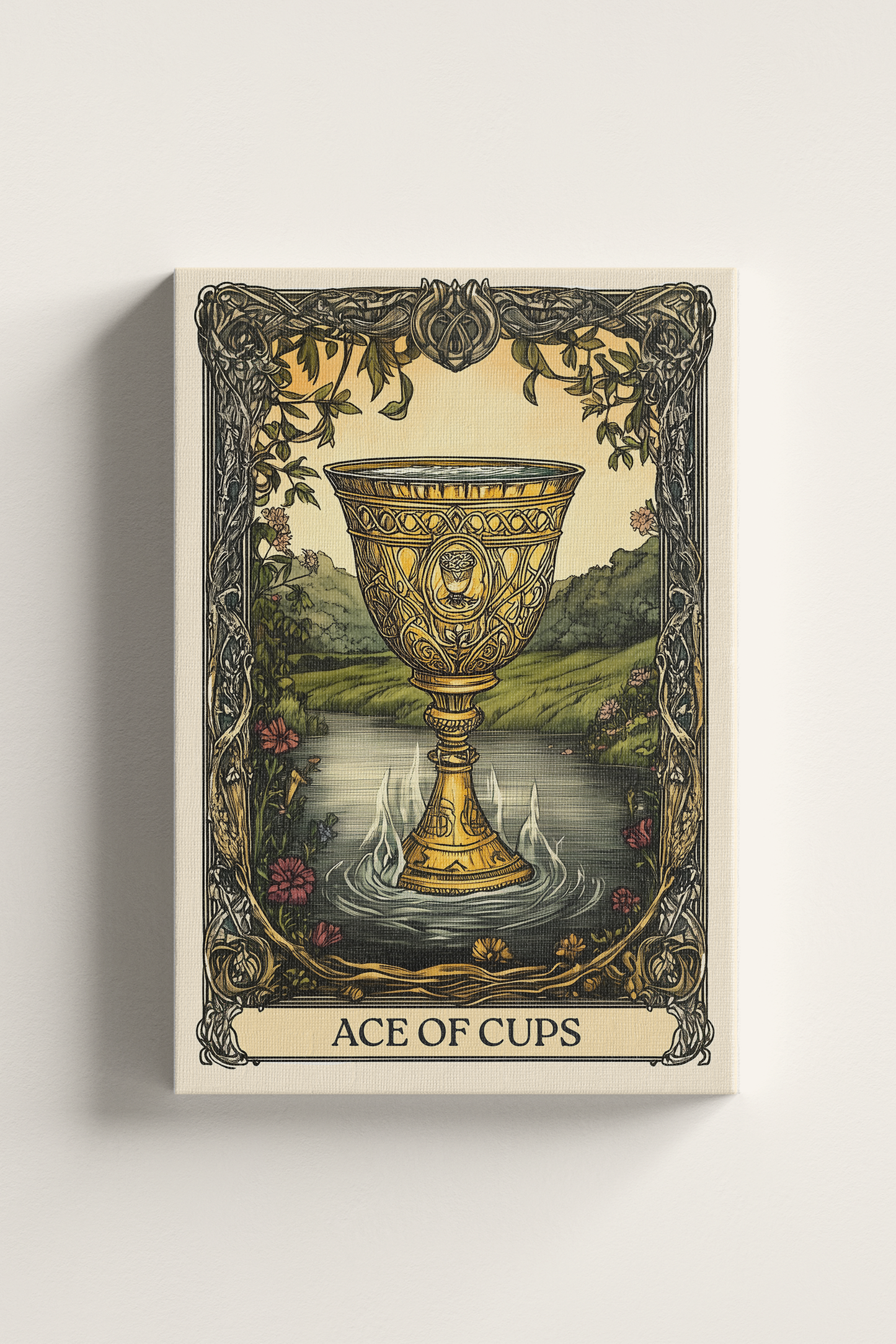 Obraz na płótnie As Kielichów Ace of Cups
