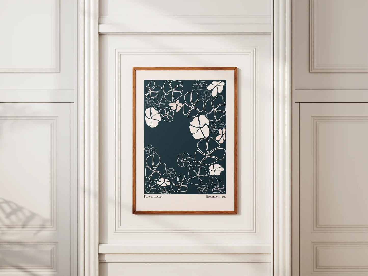 Plakat botaniczny kwiatowy Bloom With Me