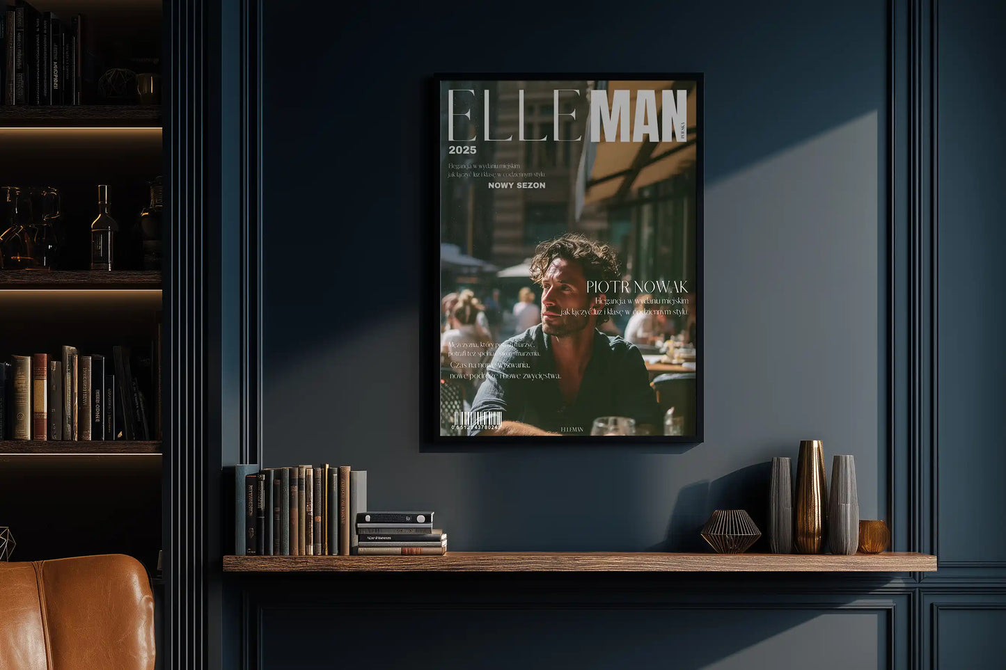 Plakat personalizowany inspirowany ElleMan 2025 - Styl, który inspiruje