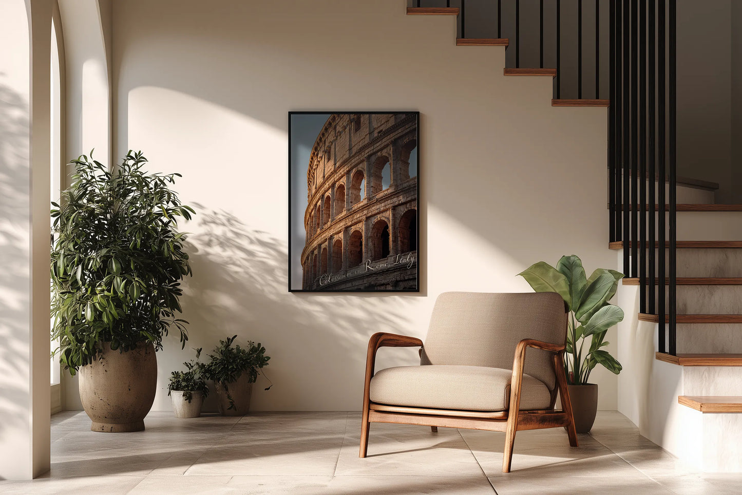 Plakat z krajobrazem Colosseum