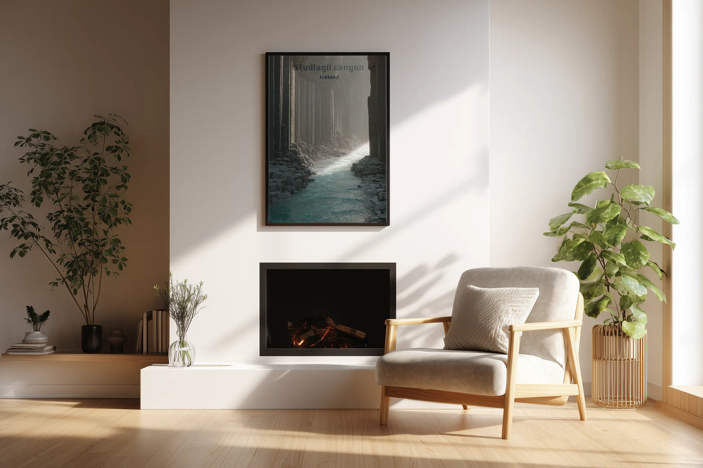Plakat z krajobrazem Iceland
