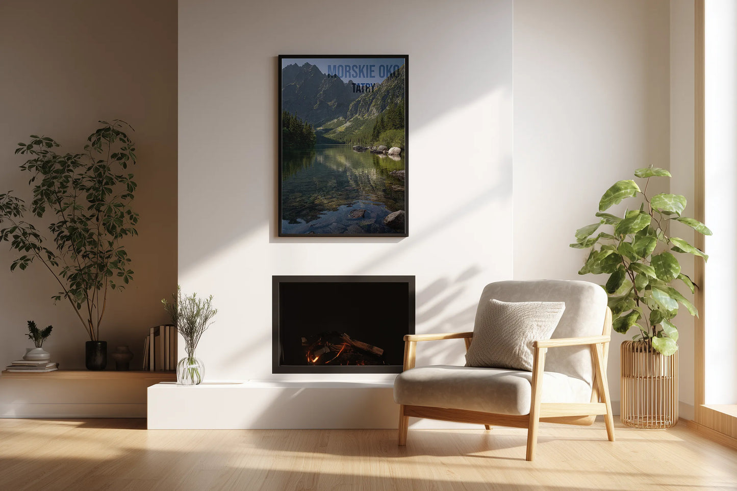 Plakat z krajobrazem Tatra Mountains