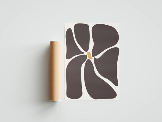 Plakat botaniczny kwiatowy Earth Bloom