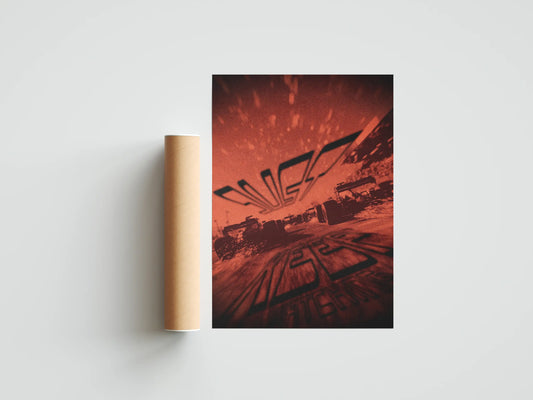 Plakat filmowy inspirowany filmem F1 Need Speed