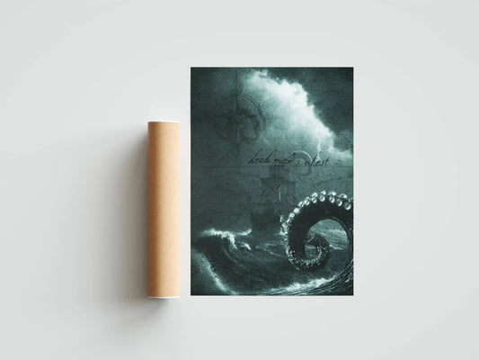 Plakat filmowy inspirowany filmem Pirates of the Caribbean Dead Waters