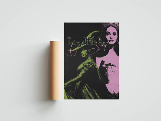 Plakat filmowy inspirowany filmem Wicked