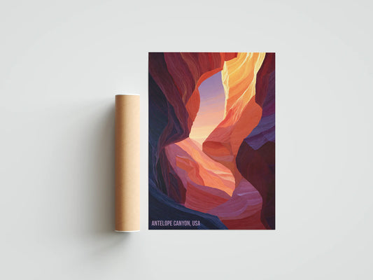 Plakat z krajobrazem Arizona