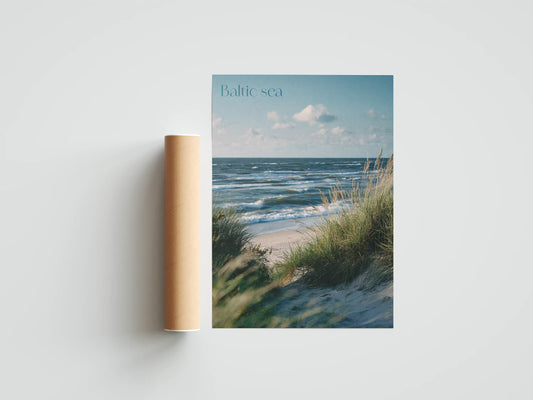Plakat z krajobrazem Baltic Sea