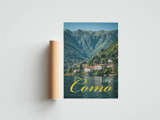 Plakat z krajobrazem Como Lake