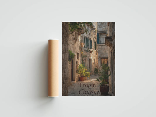 Plakat z krajobrazem Croatia