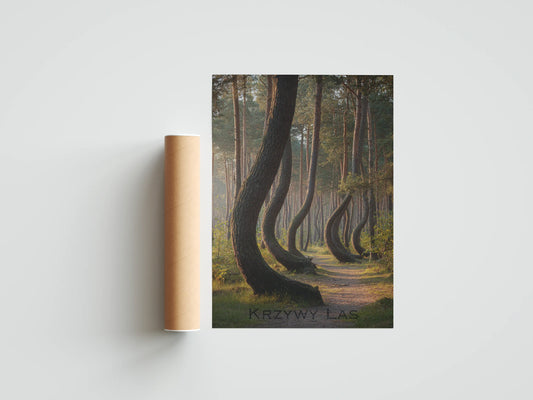 Plakat z krajobrazem Crooked Harmony