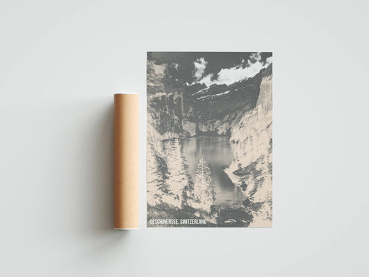 Plakat z krajobrazem Schwitzerland