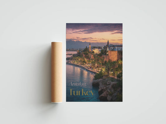 Plakat z krajobrazem Turkey