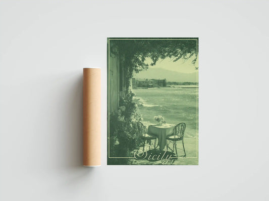 Plakat z krajobrazem Under the Vines