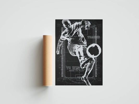 Plakat z pasją Born to Play