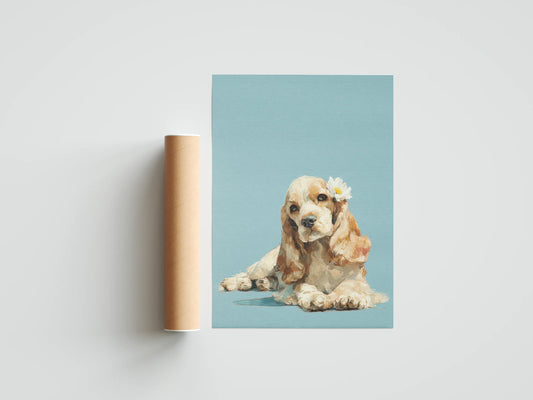 Plakat zwierzęcy Daisy & Ears