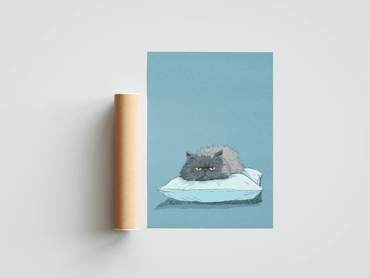 Plakat zwierzęcy Not Today, Human