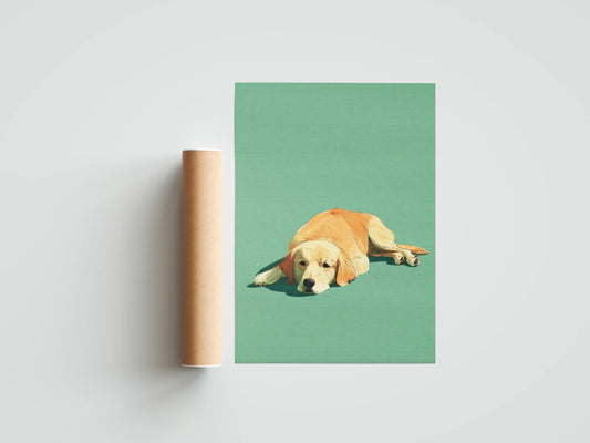 Plakat zwierzęcy Soft Watcher