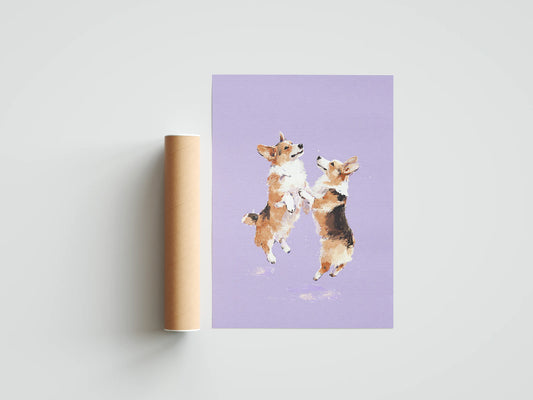 Plakat zwierzęcy Two Tails Tango