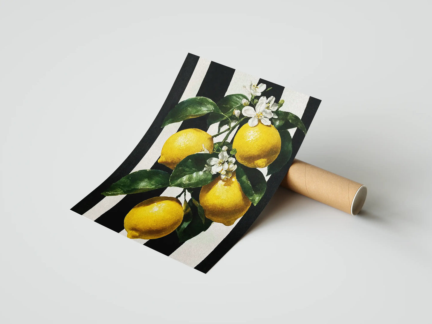 Plakat botaniczny cytryny 4 Lemons