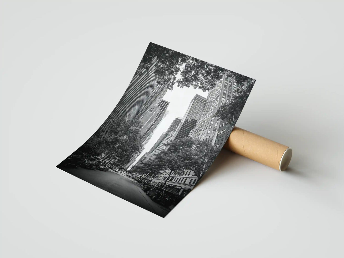 Plakat czarno-biały Urban Canyon