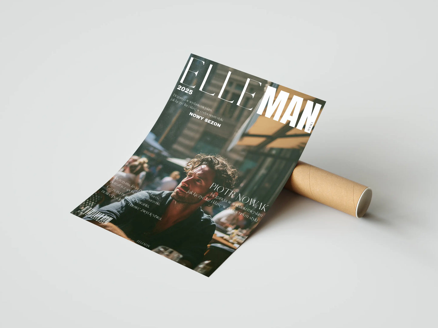 Plakat personalizowany inspirowany ElleMan 2025 - Styl, który inspiruje