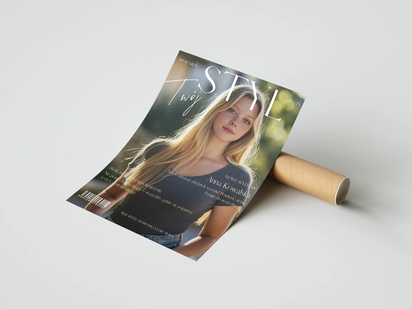 Plakat personalizowany inspirowany Twój STYL – Pewność, która inspiruje
