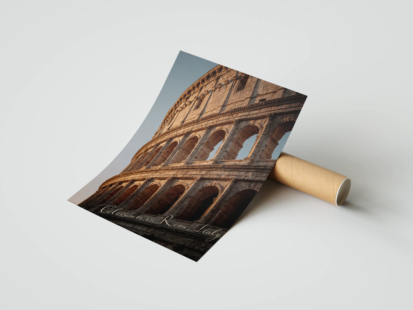 Plakat z krajobrazem Colosseum