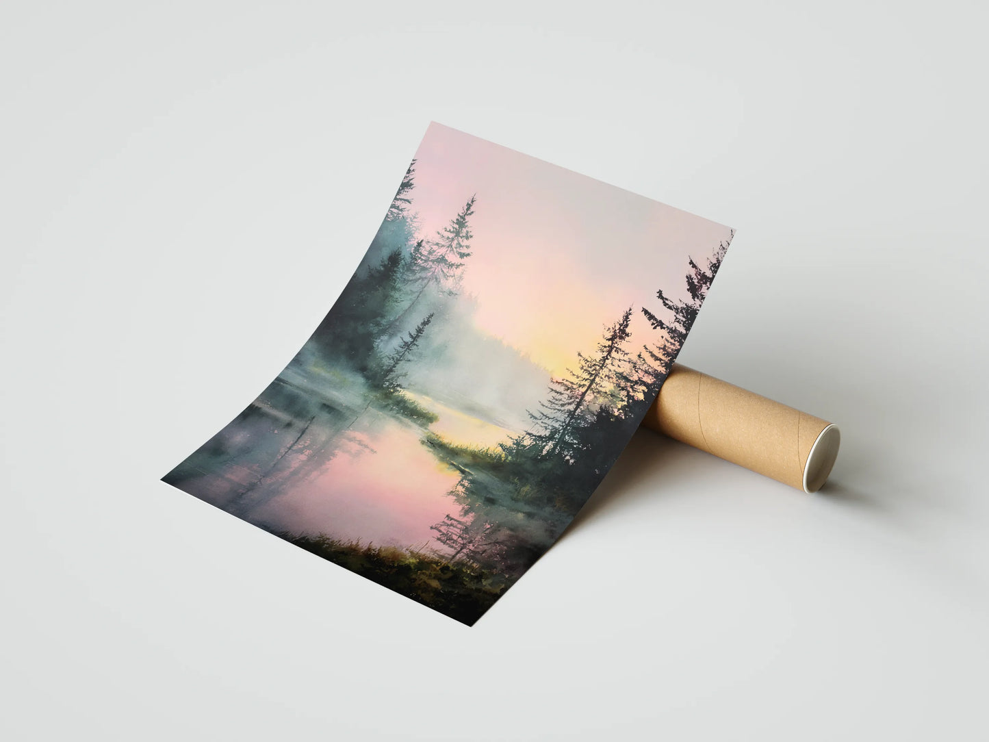 Plakat z krajobrazem Twilight Stillness