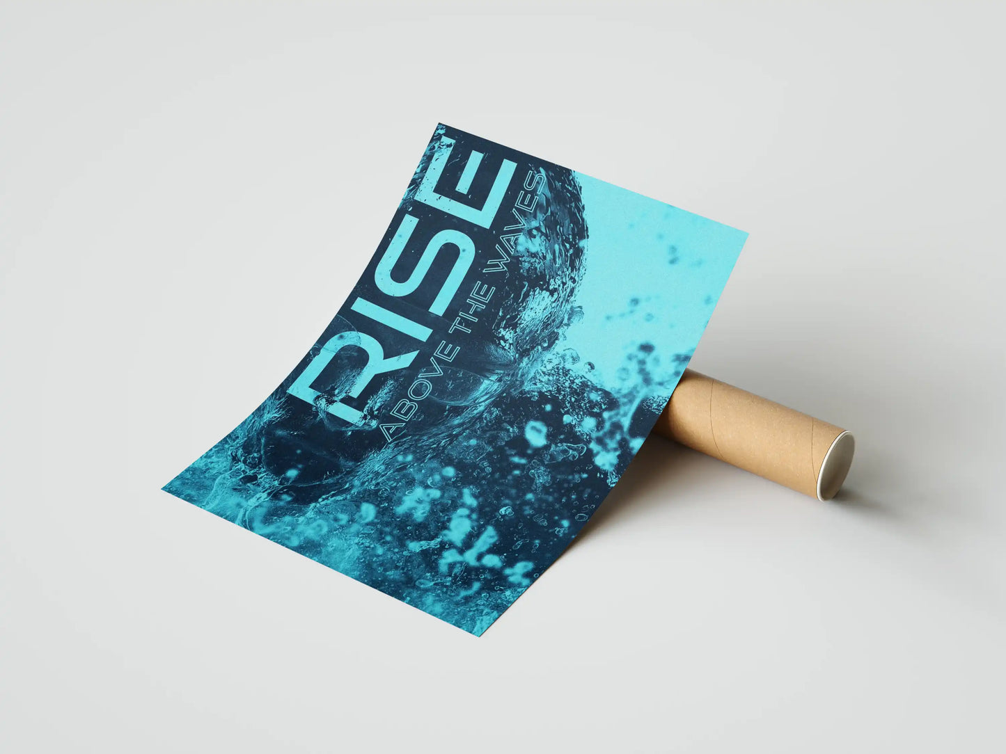 Plakat z pasją Blue Rise