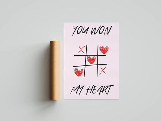 Plakat You won my heart
