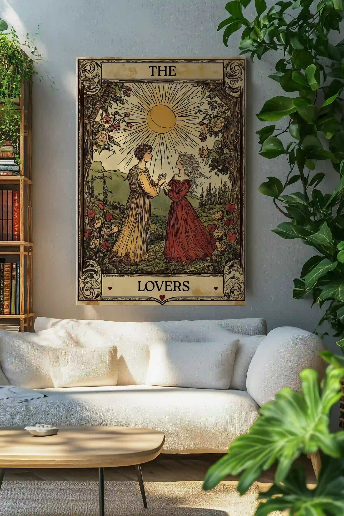 Obraz na płótnie kochankowie Tarot The Lovers