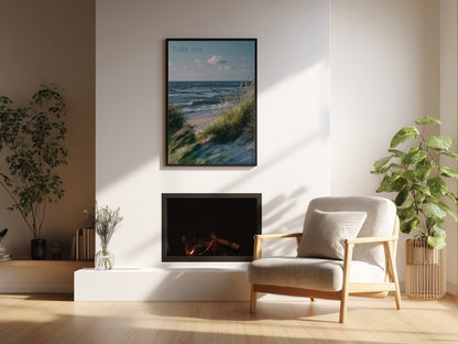 Plakat z krajobrazem Baltic Sea