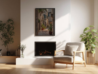 Plakat z krajobrazem Croatia