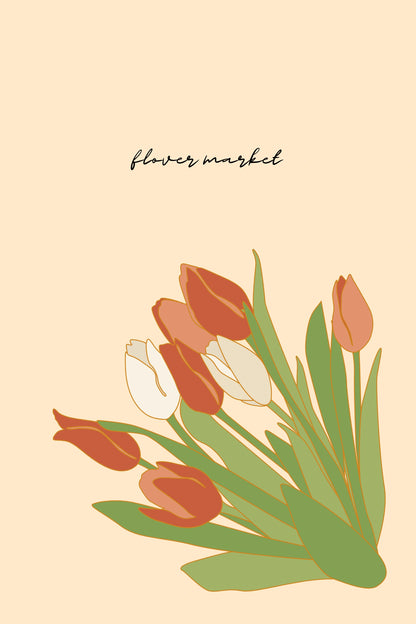Plakat Flover market