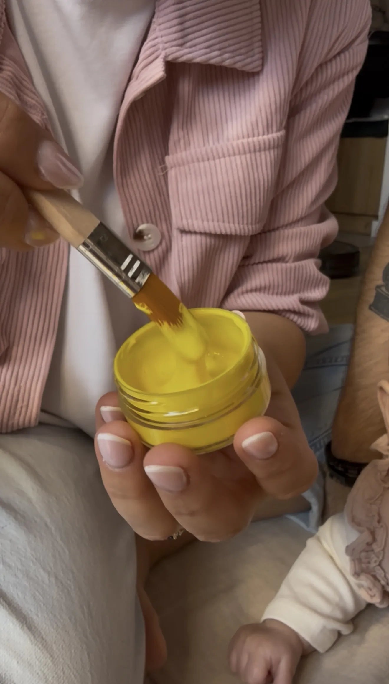 Obraz na płótnie — „We are our Sunshine” z zestawem do tworzenia wspomnień