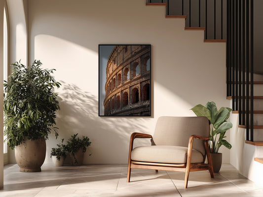 Plakat z krajobrazem Colosseum