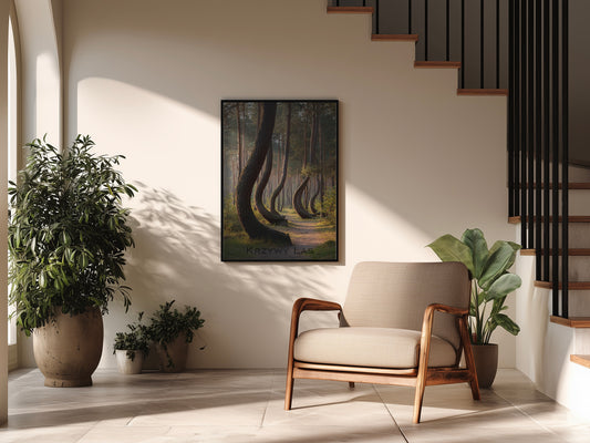 Plakat z krajobrazem Crooked Harmony