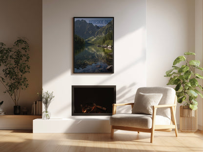 Plakat z krajobrazem Tatra Mountains
