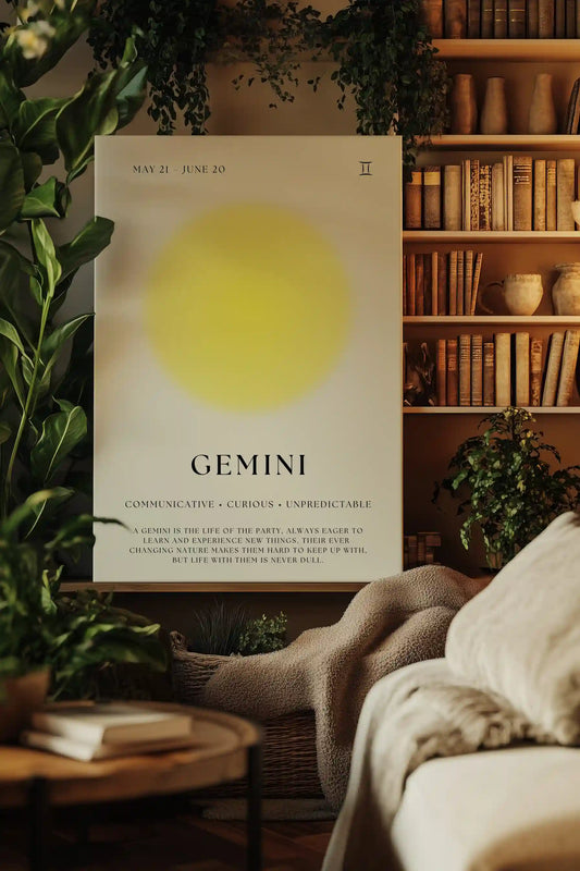 Obraz na płótnie "Bliźnięta" Gemini  znak zodiaku