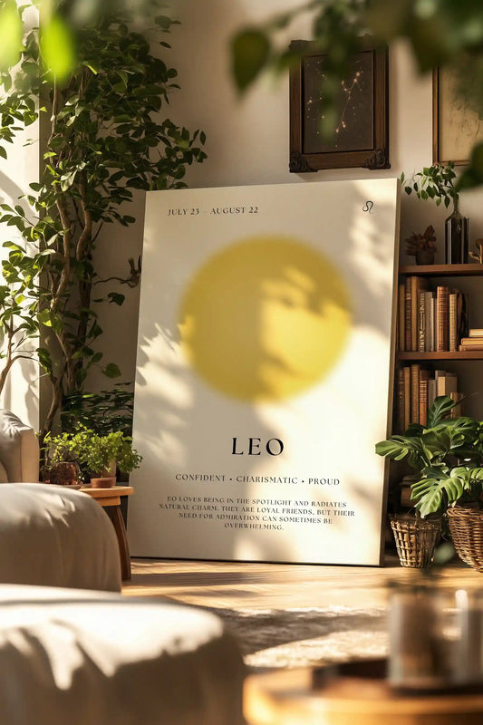 Obraz na płótnie "Lew" Leo znak zodiaku